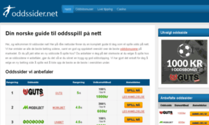 Oddssider.net thumbnail