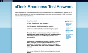 Odeskreadinesstest-answers.blogspot.com thumbnail