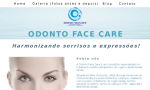 Odontofacecare.com.br thumbnail