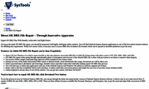 Oe.dbxfilerepair.com thumbnail