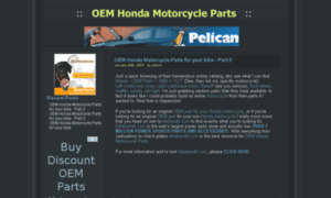 Oemhondamotorcyclepart.com thumbnail