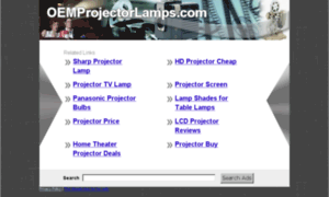 Oemprojectorlamps.com thumbnail