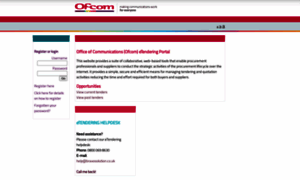 Ofcom.bravosolution.co.uk thumbnail