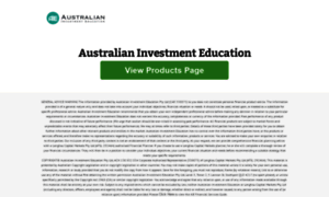 Offer.australianinvestmenteducation.com.au thumbnail