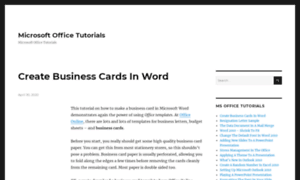 Office-tutorials.com thumbnail