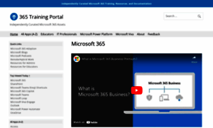 Office365trainingportal.com thumbnail