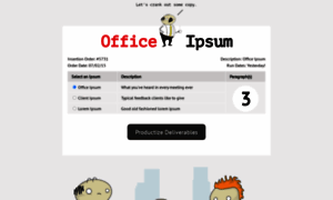 Officeipsum.com thumbnail