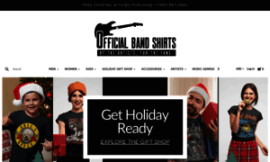 Officialbandshirts.com thumbnail