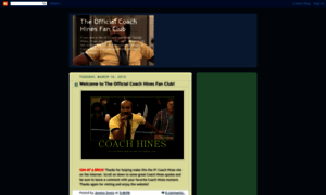 Officialcoachhinesfanclub.blogspot.com thumbnail