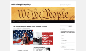 Officialenglishpolicy.wordpress.com thumbnail