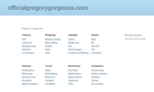 Officialgregorygorgeous.com thumbnail