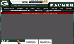 Officialnflpackersshop.com thumbnail