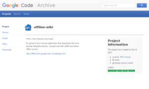 Offline-wiki.googlecode.com thumbnail