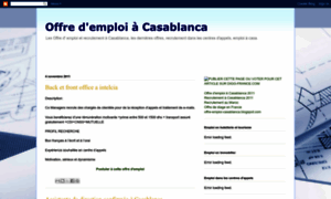 Offre-emploi-casablanca.blogspot.com thumbnail