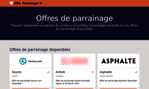 Offre-parrainages.fr thumbnail