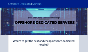 Offshore-dedicated-servers.com thumbnail
