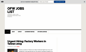 Ofwjobslist.com thumbnail