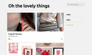 Oh-the-lovely-things.blogspot.com thumbnail
