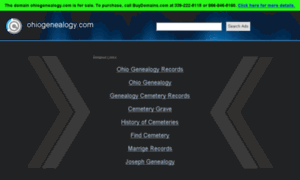 Ohiogenealogy.com thumbnail