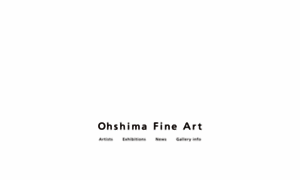 Ohshimafineart.com thumbnail