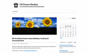 Oilpresses.net thumbnail