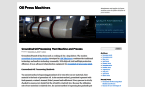 Oilpressmachines.com thumbnail