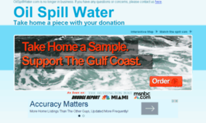 Oilspillwater.com thumbnail