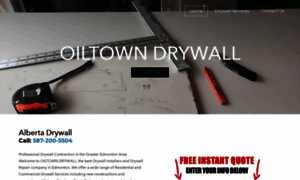 Oiltowndrywall.com thumbnail