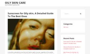 Oily-skin-care.com thumbnail