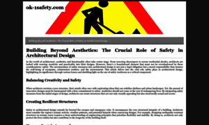 Ok-1safety.com thumbnail