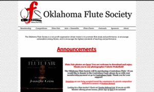 Oklahomaflutesociety.org thumbnail