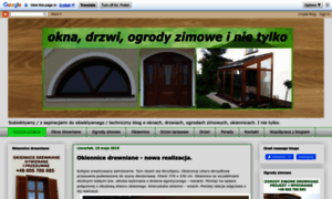 Oknadrzwiogrodyzimowe.blogspot.com thumbnail