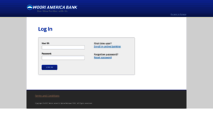 Olb.wooriamericabank.com thumbnail