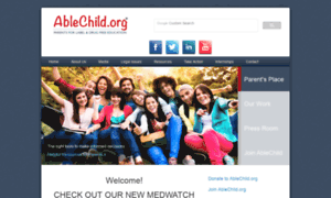 Old.ablechild.org thumbnail