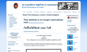 Old.thaiembassyuk.org.uk thumbnail