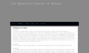 Oldapostolicchurchofafrica.weebly.com thumbnail