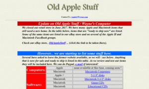 Oldapplestuff.com thumbnail