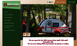 Oldcedarcampground.com thumbnail