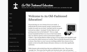 Oldfashionededucation.com thumbnail