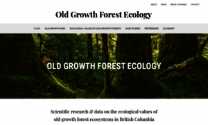 Oldgrowthforestecology.org thumbnail