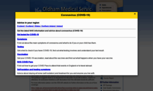 Oldhammedicalservices.co.uk thumbnail
