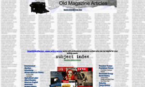 Oldmagazinearticles.com thumbnail