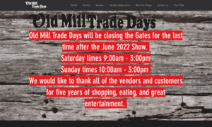 Oldmilltradedays.com thumbnail