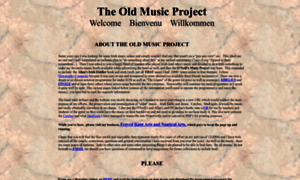 Oldmusicproject.com thumbnail