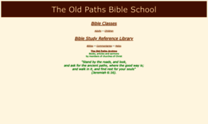 Oldpaths.org thumbnail