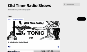 Oldtimeradioshows.com thumbnail