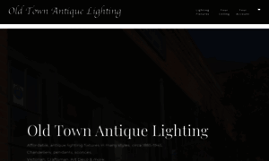 Oldtownantiquelighting.com thumbnail