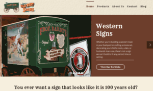 Oldwestsigns.com thumbnail