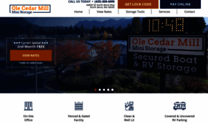 Olecedarmillministorage.com thumbnail