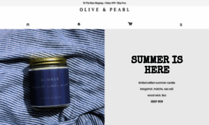 Oliveandpearlcandles.com thumbnail